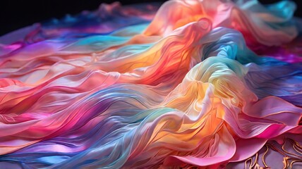 Wall Mural - abstract colorful background with water