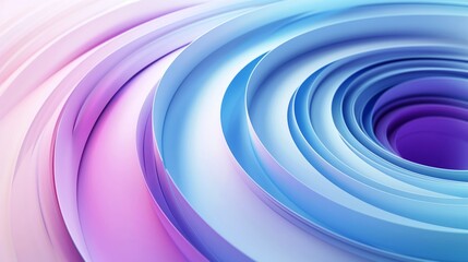 Wall Mural - abstract white background with gradient colors blue and purple, fluid and dynamic swirl pattern in b