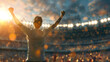 © Line - realistic high-resolution photo of sports, with detailed background