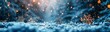 © ArtCookStudio - Winter Wonderland With Glitter Snowflakes