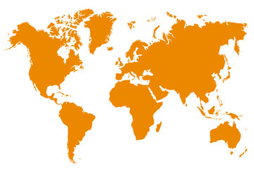 Wall Mural - map world, worldwide globe, earth map global