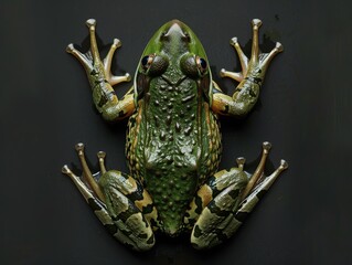 Canvas Print - frog in the water