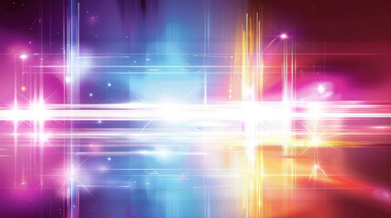 Wall Mural - Vibrant Abstract Light Streaks Background with Vivid Colors