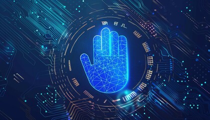 Virtual fingerprint to scan biometric
