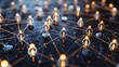 © vachom - Global Business Connections.. Corporate networking. Concept of networking in a corporation.