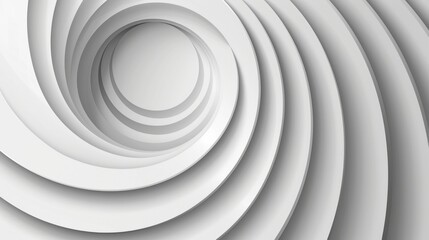 Poster - modern design stripes background in abstract white and gray colors featuring geometric round shapes 