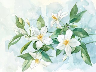 Wall Mural - lily of the valley