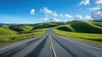 Poster - road to the mountains