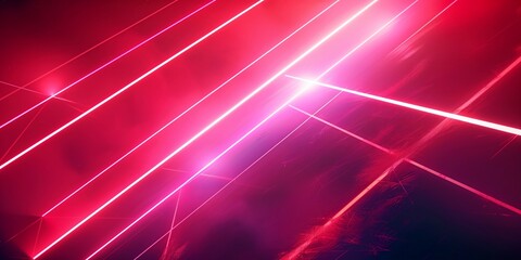 Wall Mural - abstract red and black background with dynamic light streaks, ideal for tech and digital designs.