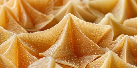 Poster - Close-up of star-shaped pasta. AI.