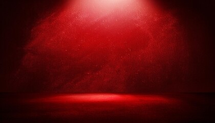 Canvas Print - red grungy background with spotlight background