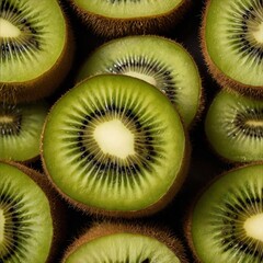 Wall Mural - Some Tasty Delicious Vitamin Green Kiwi Fruits 