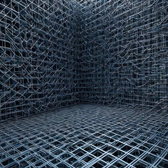 metal net background