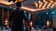 © Ibad - A CEO giving a speech at a corporate event