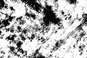 Rough black and white texture vector. Distressed overlay texture. Grunge background. Abstract textured effect. Vector Illustration. Black isolated on white background. EPS10.