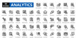 © Zero_wing - analytics icon set collection. data analytics, graph visualization, dashboard metrics, performance report, pie chart, financial, seo analytics, real time analytics, business intelligence