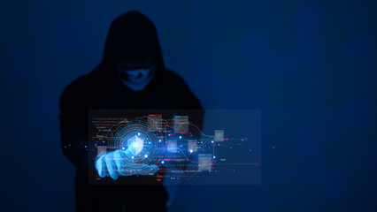 a hacker uses advanced technology and coding skills to commit cyber crimes, breaching digital securi