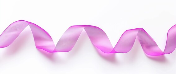 Wall Mural - Light Pink Ribbon