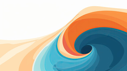 Wall Mural - a PowerPoint slide that uses abstract background with spiral