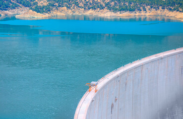 Wall Mural - The Deriner Dam, a concrete arch dam on the Coruh river - Artvin, Turkey