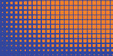 Wall Mural - abstract dots halftone orange purple colors pattern gradient texture background.