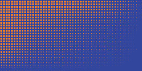 Wall Mural - abstract dots halftone orange purple colors pattern gradient texture background.