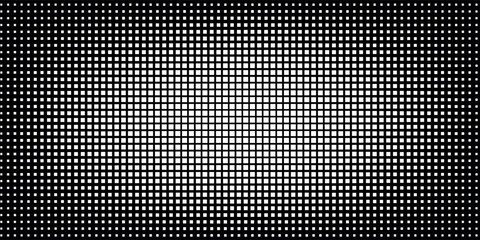 Wall Mural - dot white black pattern gradient texture background. abstract pop art halftone and retro style.