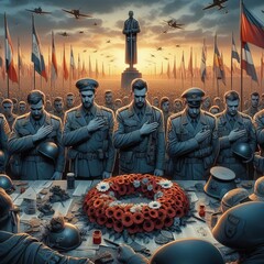 Wall Mural - 69 23. Remembering the Fallen Day_ A day dedicated to rememberin