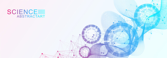 Wall Mural - quantum computing. quantum processing. artificial intelligence quantum computer technology concept. 