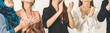 © Summit Art Creations - Business people applauding in a business meeting. Conference and presentation award concept. uds