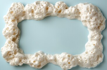 Poster - Artistic frame made of natural sponge