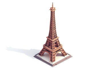 The Eiffel Tower is a tall