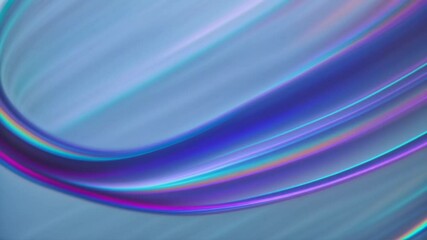 Wall Mural - Looped 3D animation of energy dynamic abstract footage with glowing plasma swirling lines, waves, shapes in psychedelic rainbow seamless pattern on neon background with kaleidoscopic motion effect.