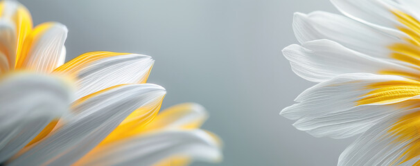 Canvas Print - Delicate Flower Petals Macro Background