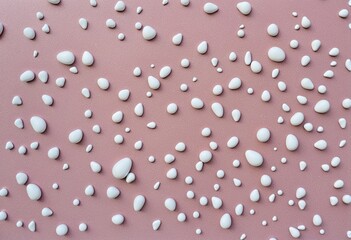 Wall Mural - water drops on a surface