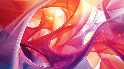 Wall Mural - abstract shapes concept design background