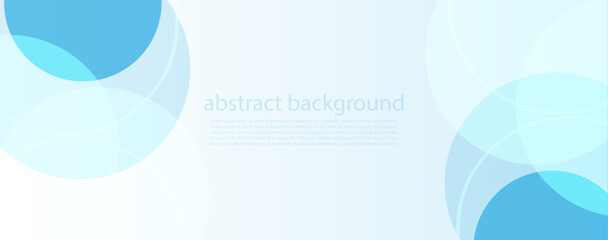 Wall Mural - geometric abstract background with blue circle, vector illustration.