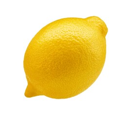 Wall Mural - Lemon isolated on white background