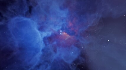 Wall Mural - crossing nebulae in the universe.spinning through the nebula, shuttling through interstellar dust.3d