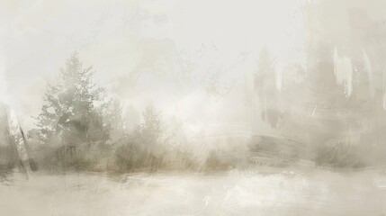 Wall Mural - Abstract wallpaper with fine strokes in gray beige and white