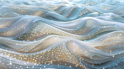 Overlapping sand and blue water backdrop perfect for intricate star-like points wallpaper