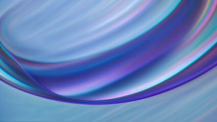 Wall Mural - abstract wallpaper with glowing 3d grid, waves, geometric square cube, reflective material glass, gl