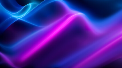 Wall Mural - abstract wallpaper with glowing plasma, neon purple waves, lines, smoke, cloud, vapor, fire, flames,