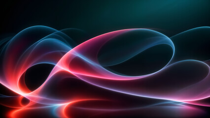 Wall Mural - abstract wallpaper with glowing plasma swirling lines, smoke, cloud, vapor, fire, flames is colored 