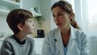 © Andrii  - Medical Consultation: Doctor and Young Boy Discussing Health