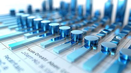 Manual Graphic Bar Chart with Numerical Data