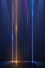 Wall Mural - abstract color light lines background