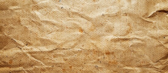 Leinwandbilder - A brown Kraft paper texture with an abstract pattern serves as a versatile background for various purposes such as wallpaper cards or notes featuring ample copy space for text