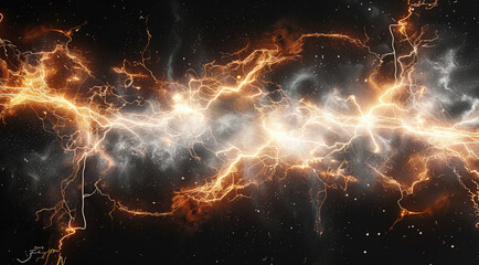 Aufkleber - Electrical spark. Generative AI.