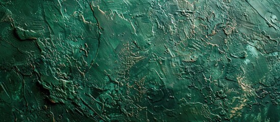 Aufkleber - Closeup of a weathered green textured backdrop with ample space for text or images.